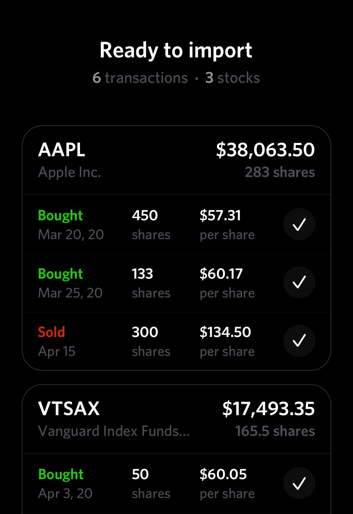 Stocketa App: Import stock transactions via TSV/spreadsheet file